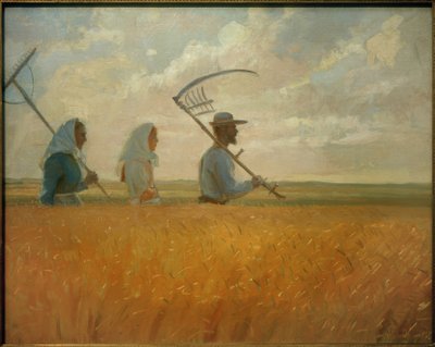 Tiempo de cosecha de Anna Ancher